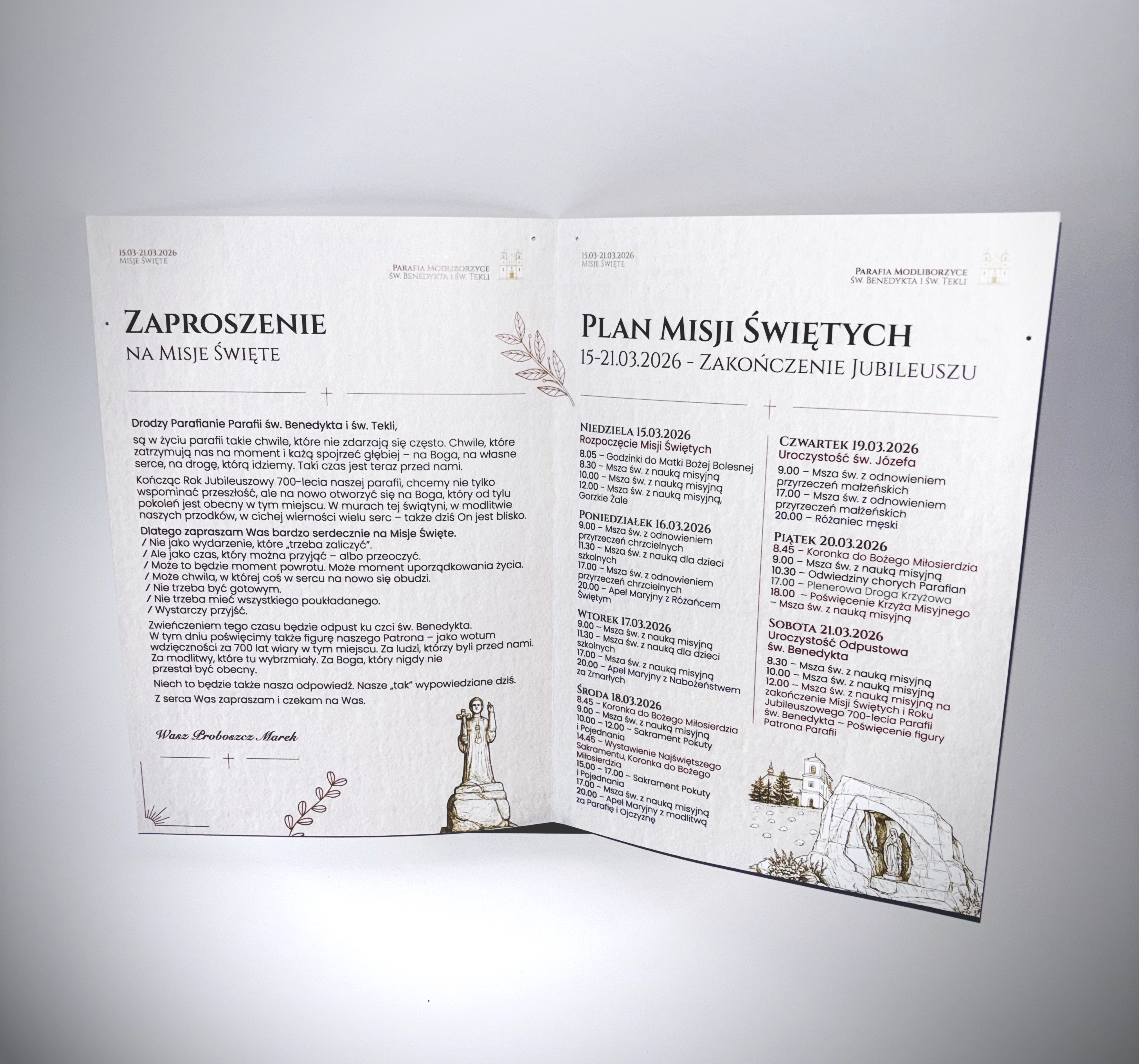 Prezentacja produktu flyer folded bifold - widok 1