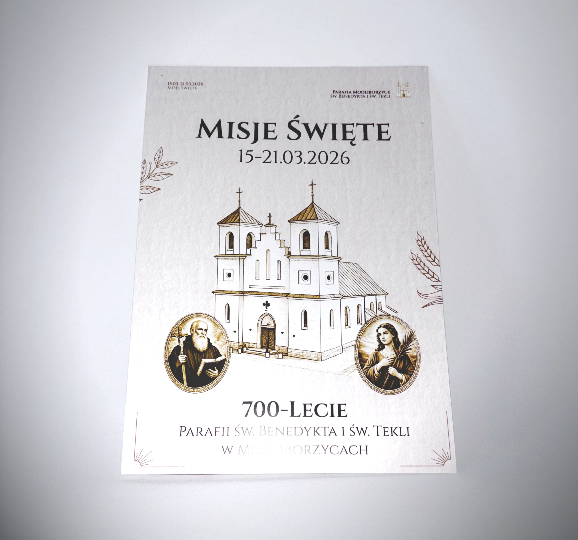 Prezentacja produktu flyer folded bifold - widok 2