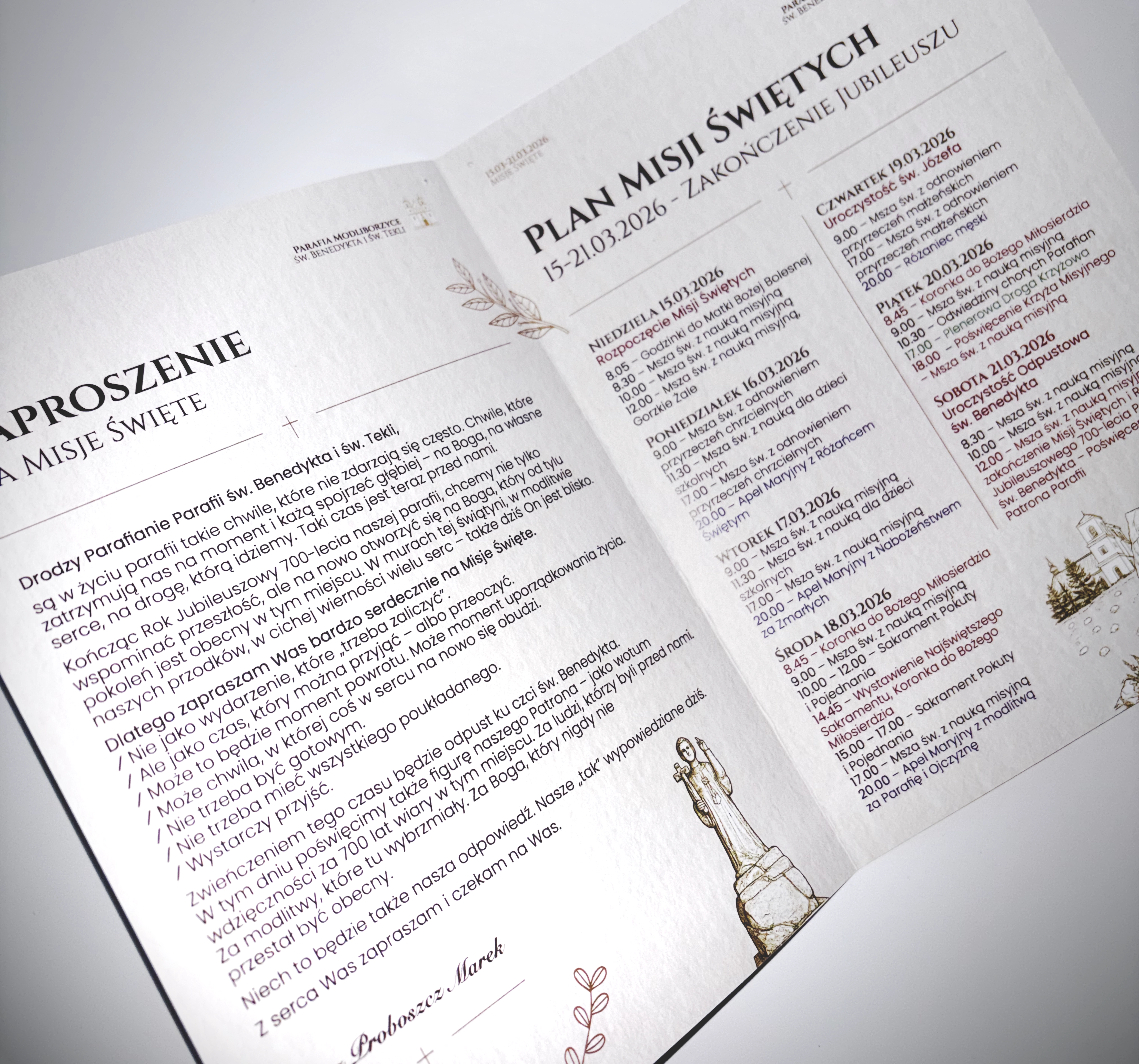 Prezentacja produktu flyer folded bifold - widok 3