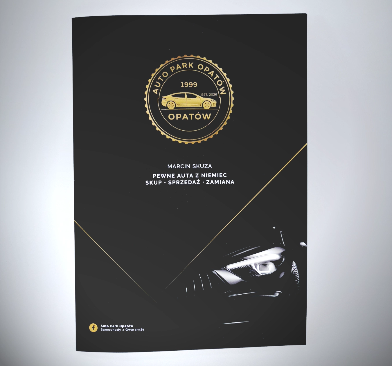 Teczka ofertowa A4 – widok zewnętrzny