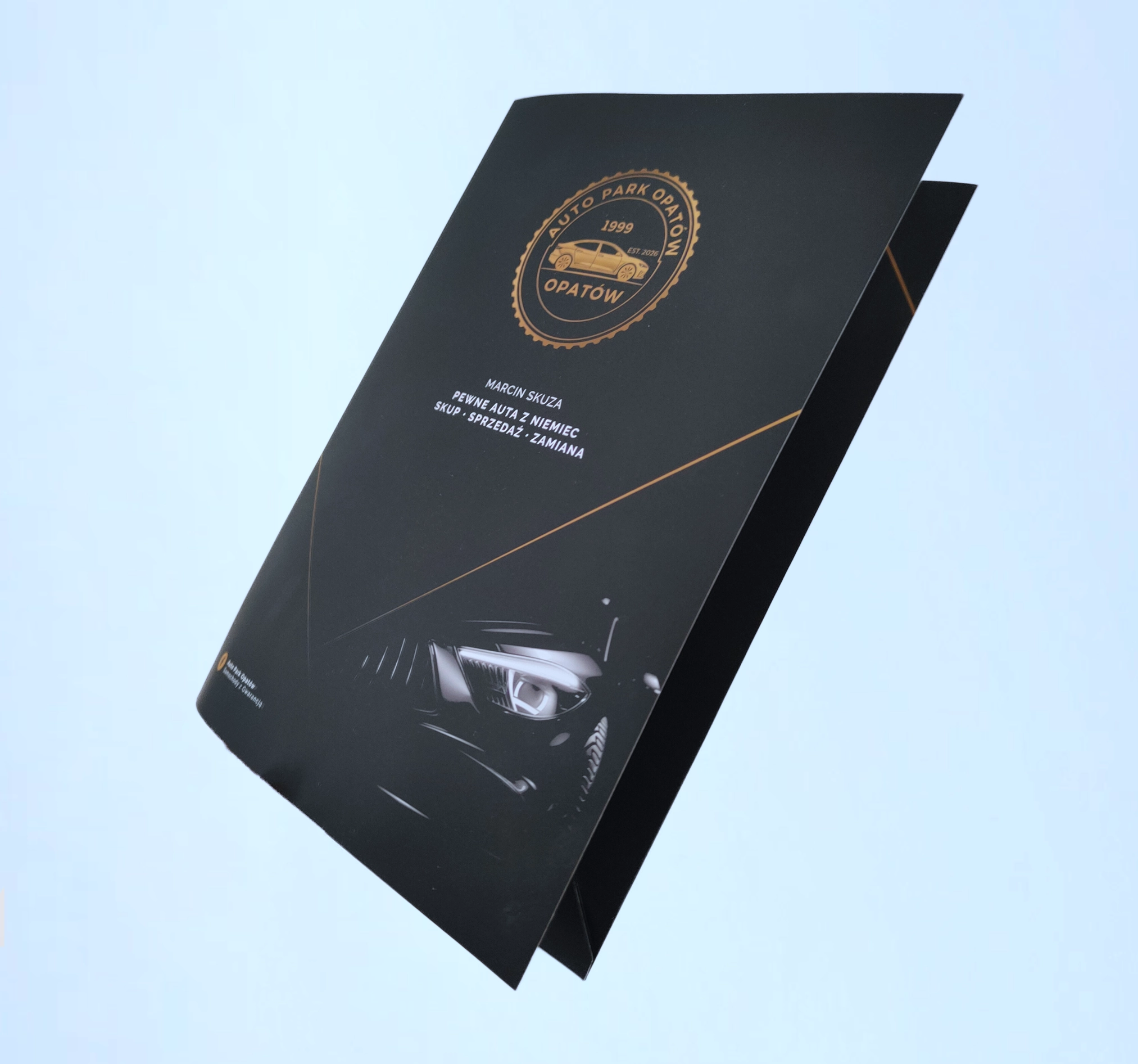 Bigowanie i linie zgięcia teczki