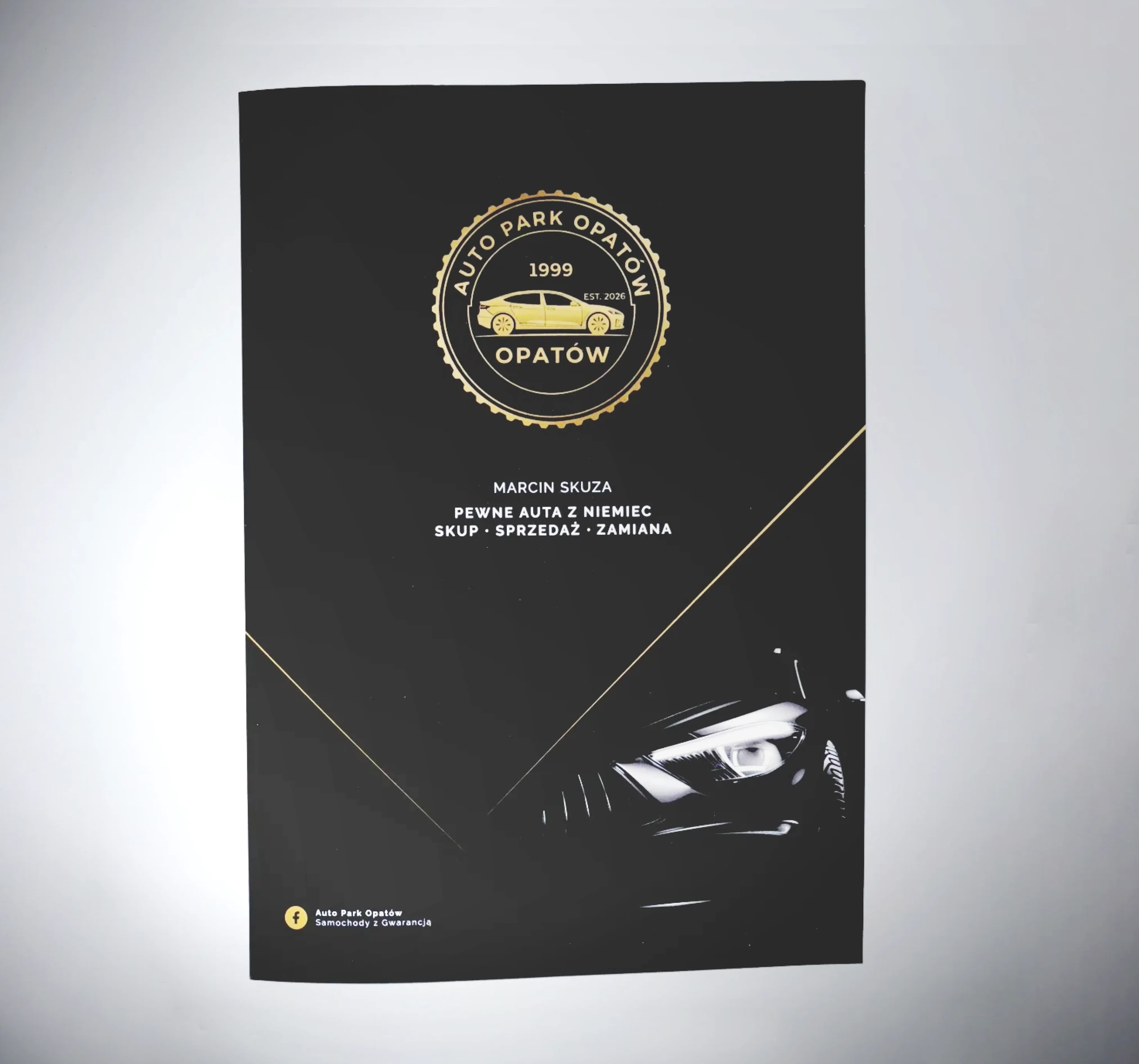 Teczki ofertowe A4 standard 2-bigowa