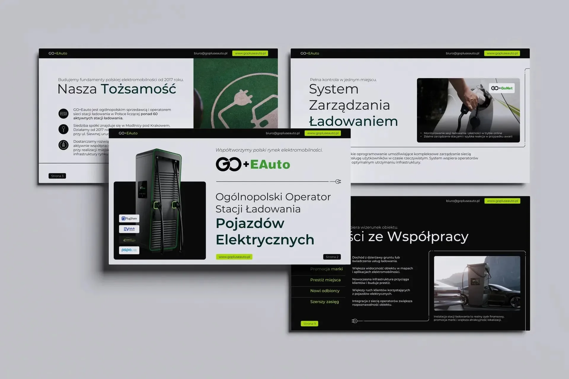 Makieta prezentacji sprzedażowej dla firm