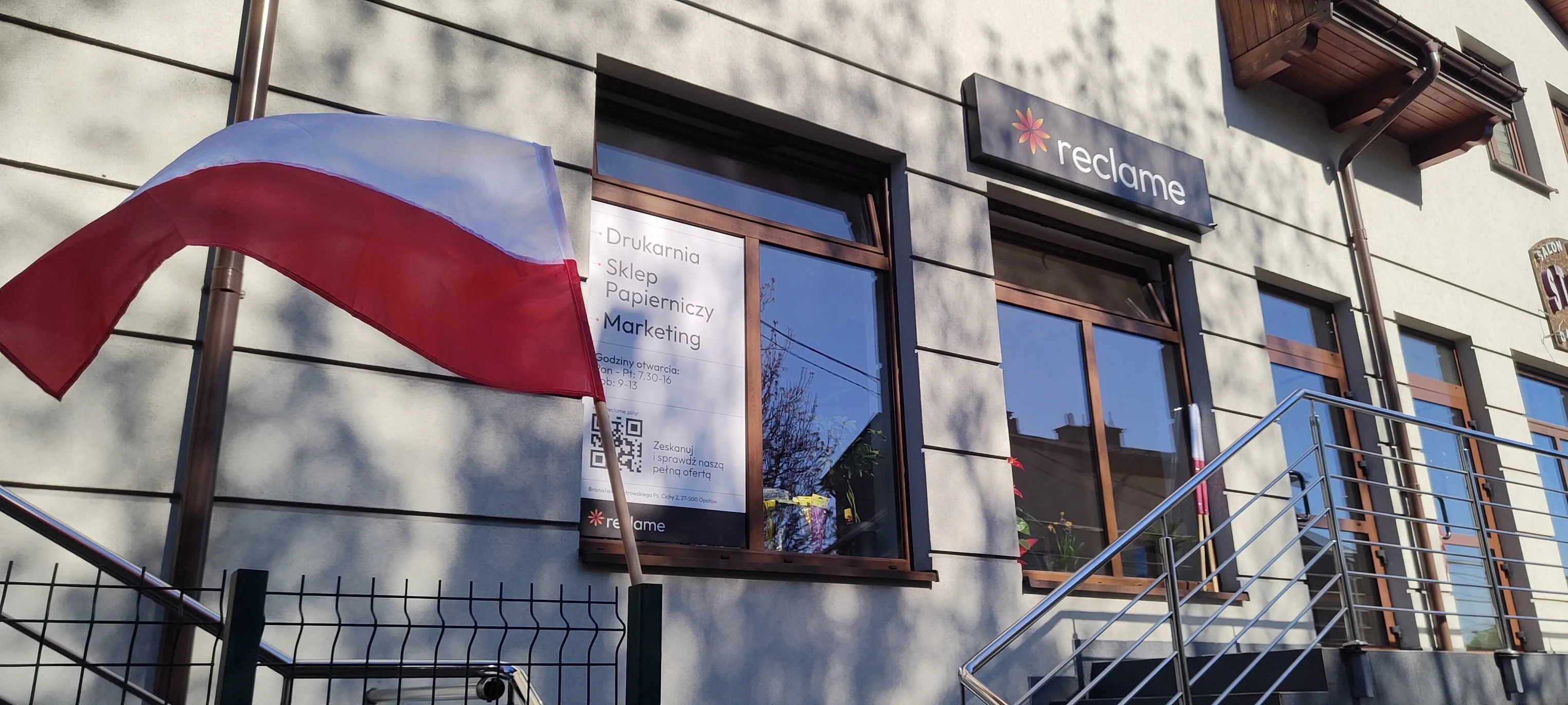 Front sklepu Reclame